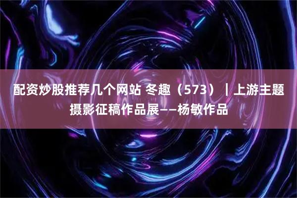 配资炒股推荐几个网站 冬趣（573）｜上游主题摄影征稿作品展——杨敏作品